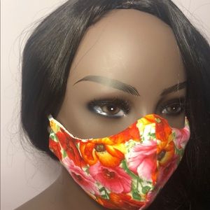NEW! Handmade Blooming Flowers Cotton Face Mask
